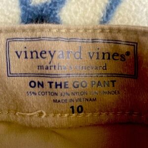 Vineyard Vines Tan Kids On The Go Pants